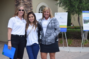 Stacy Iverson, Children’s Fund President and CEO; Martha Cuevas; Erin Lastinger, CEO and Chairman, A. Gary Anderson Family Foundation 